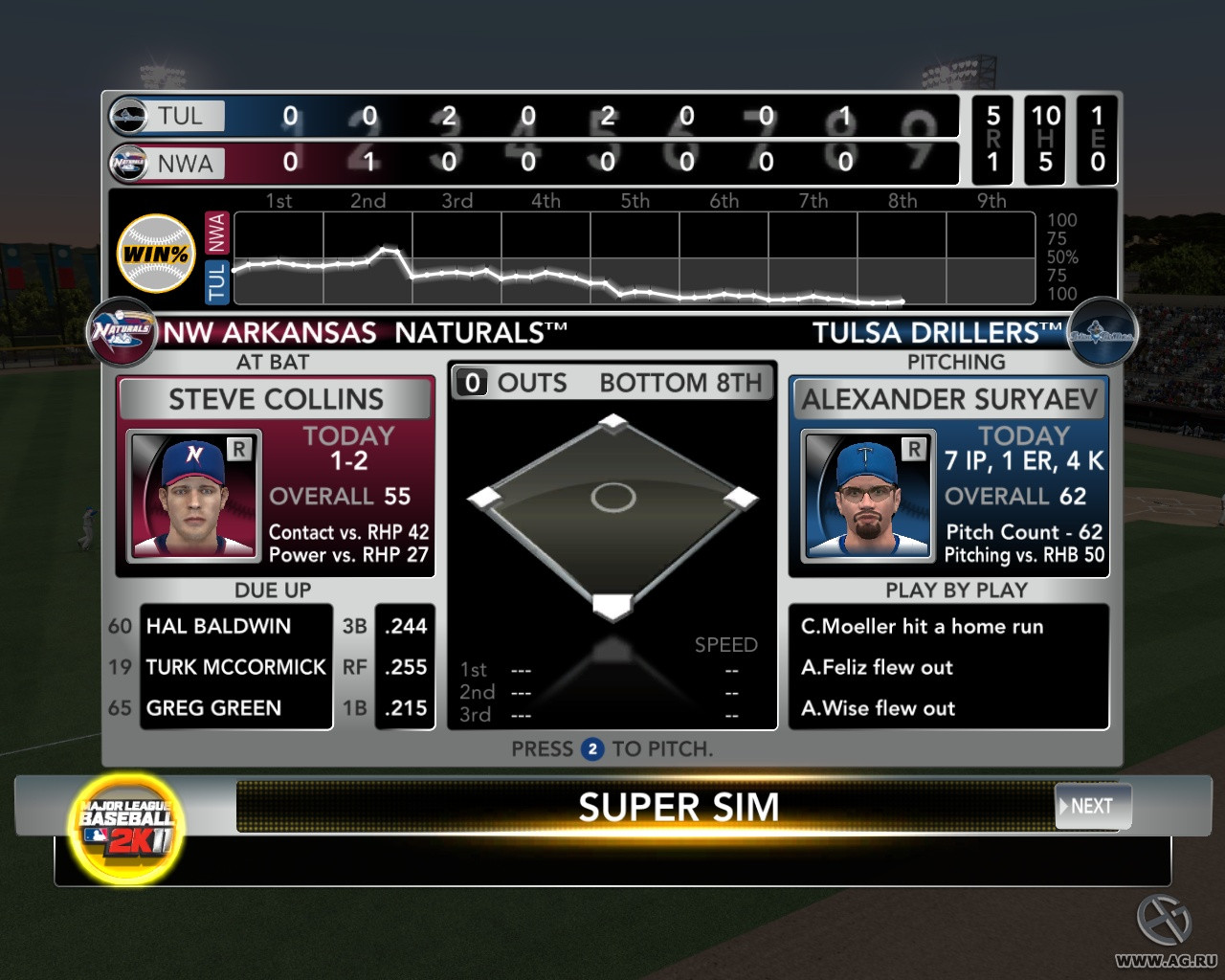 Major League Baseball 2K11 - кадр 9