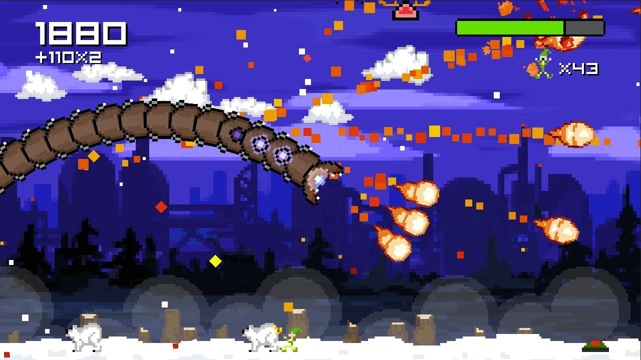Super Mega Worm Vs Santa - кадр 7