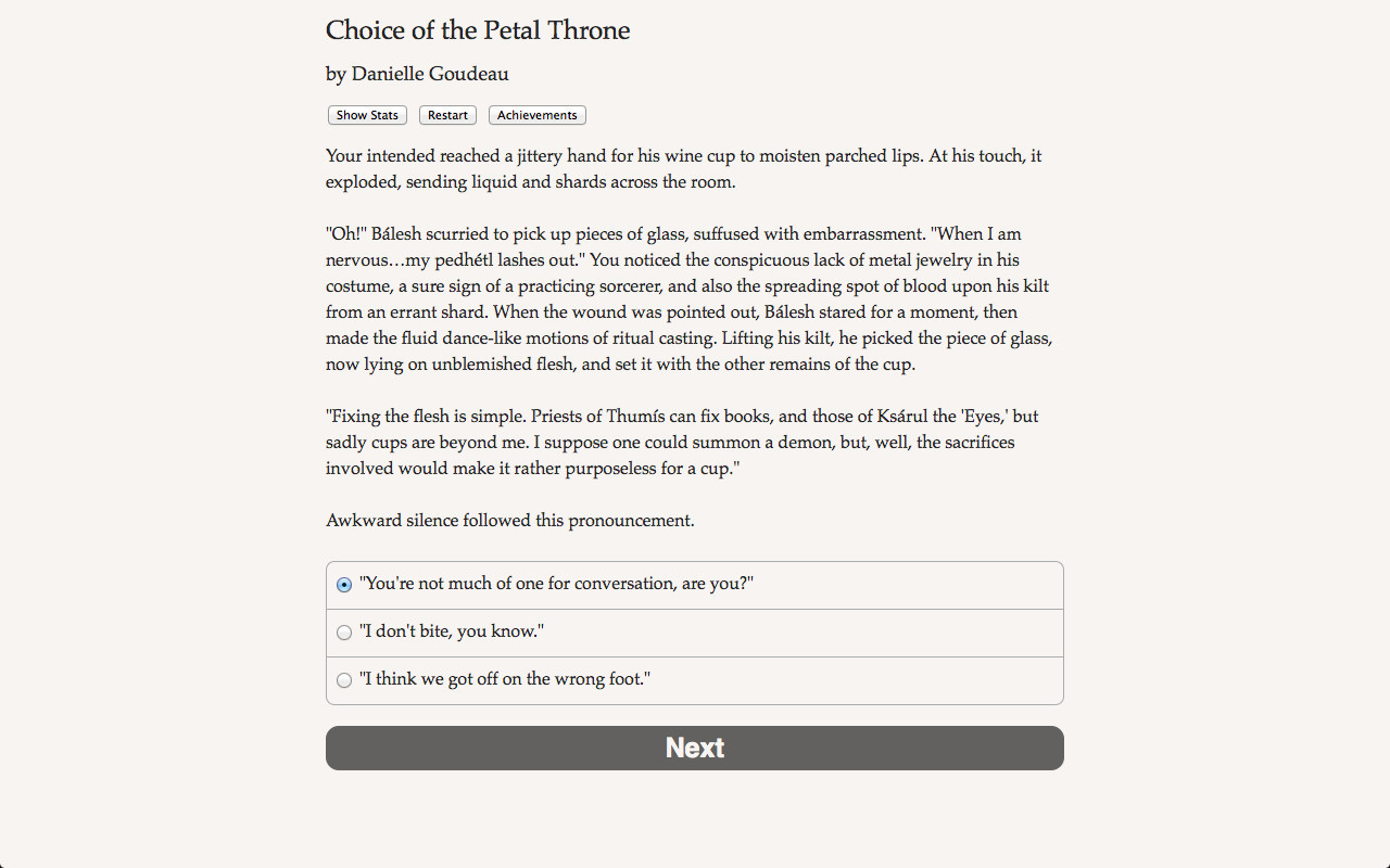 Choice of the Petal Throne - кадр 3