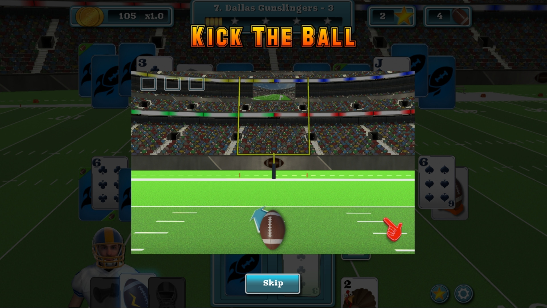 Touch Down Football Solitaire - кадр 7