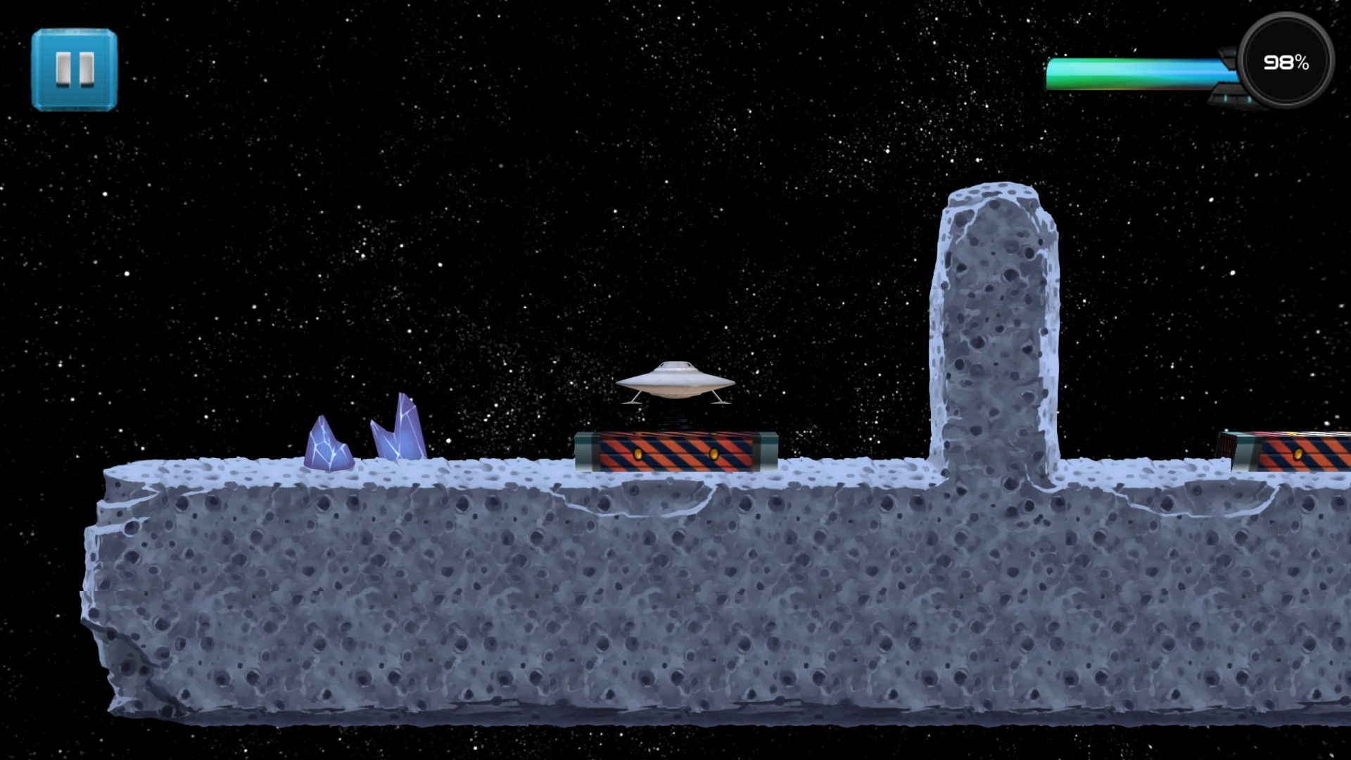 UFO Lander - lunar lander mission - explore cosmos (itch) - кадр 9