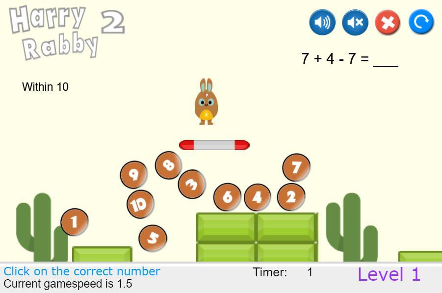 HarryRabby2 Add & Subtract 3 numbers FULL version (itch) - кадр 5
