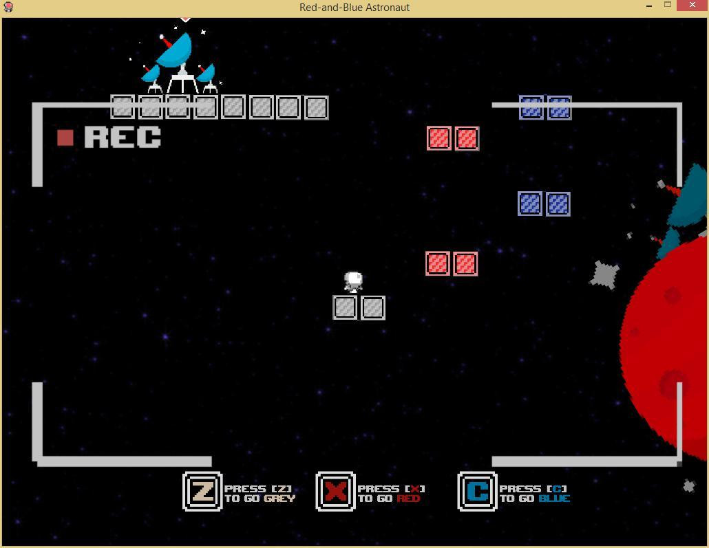 Red & Blud Astronaut (itch) - кадр 4