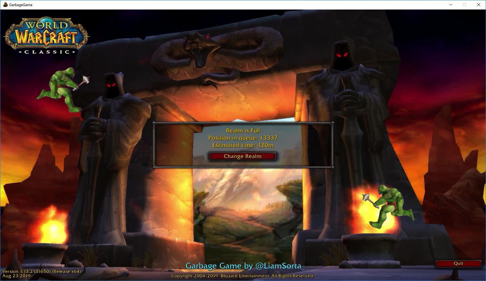 WoW Classic Queue Clicker (itch) - кадр 1