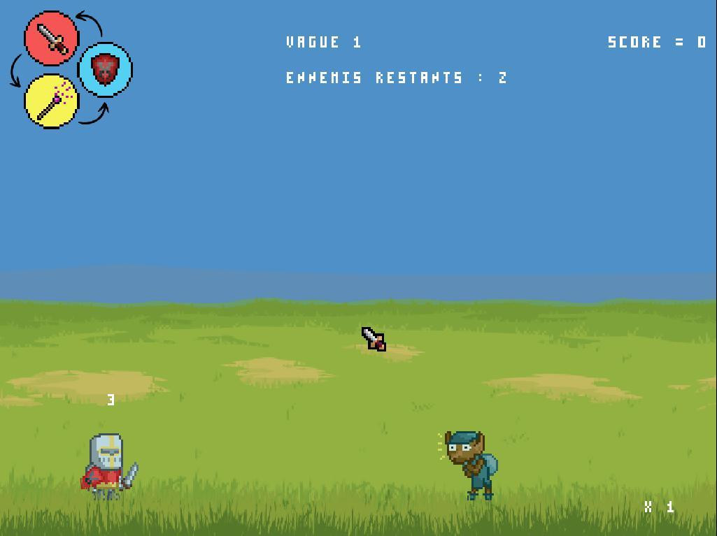 Knight Paper Scissor (itch) - кадр 1