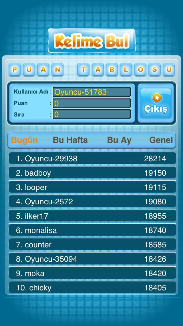 Kelime Bul Oyunu - кадр 5