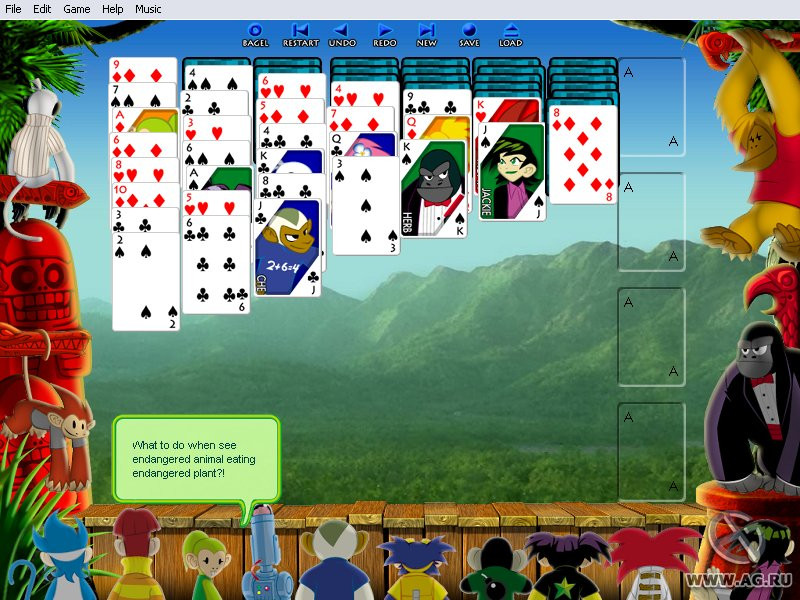 Burning Monkey Solitaire 2005 - кадр 8
