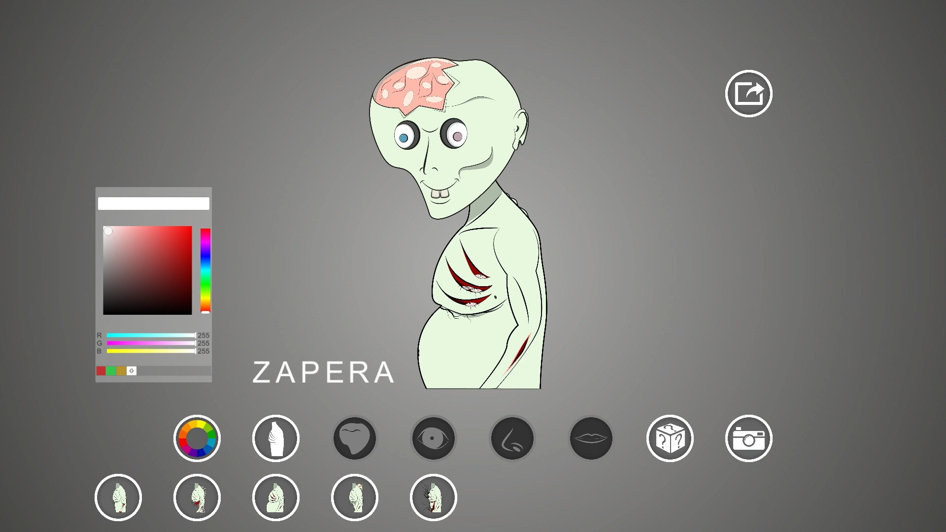 ZombieCreator (itch) - кадр 4