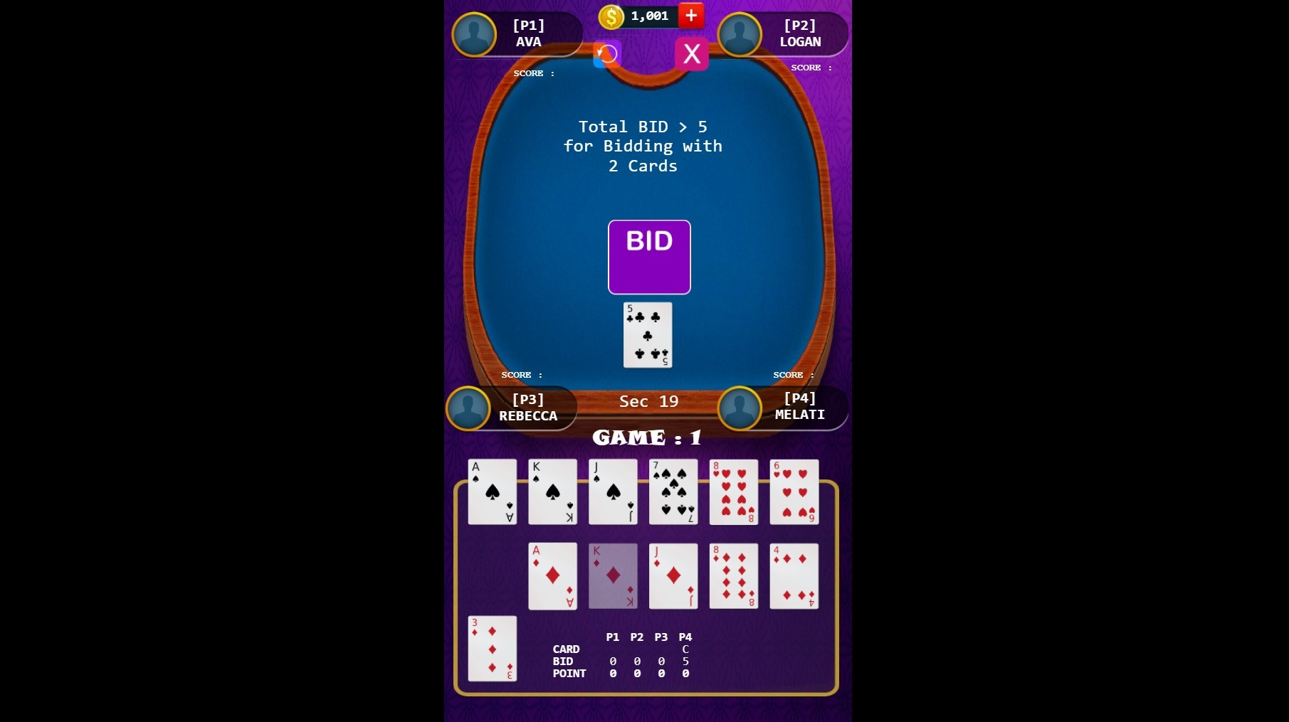 Truf Card Games (itch) - кадр 1
