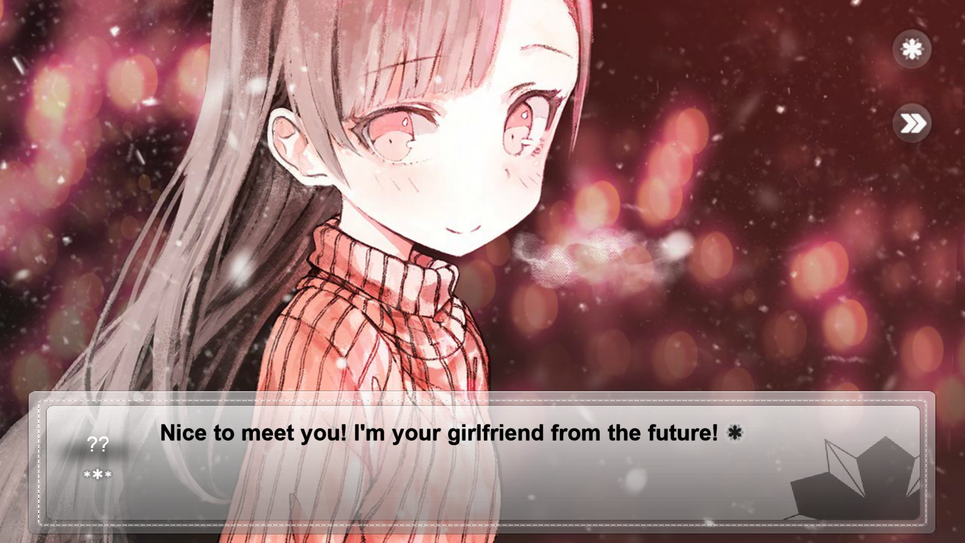 The future girlfriend said hello to me - My so-called future girlfriend (Korean) - кадр 4