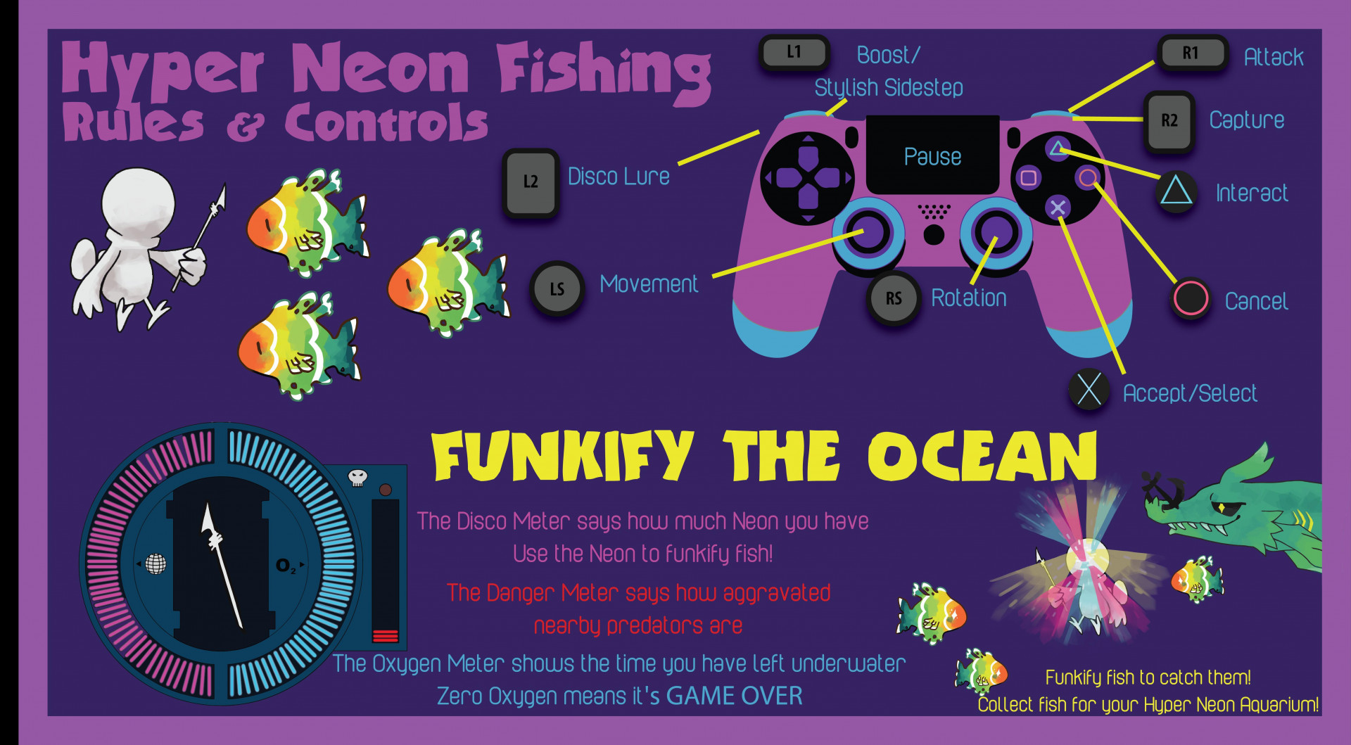 Hyper Neon Fishing (itch) - кадр 7