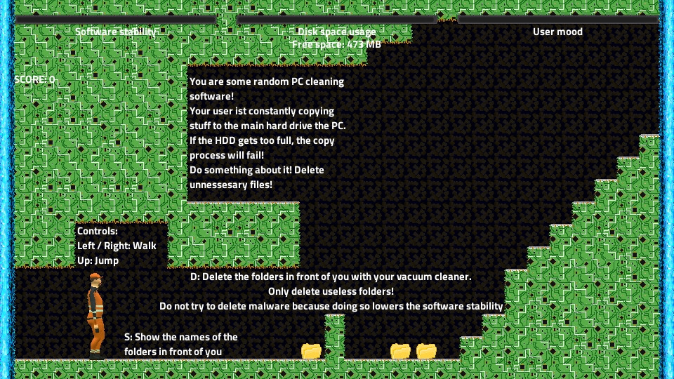 SomeRandomPCCleaningSoftware (itch) - кадр 1