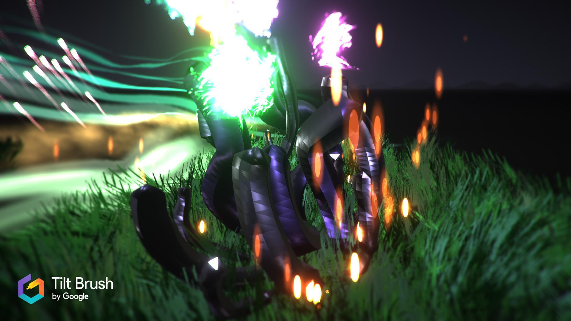 Bee Garden (Digital Art Installation) (itch) - кадр 4
