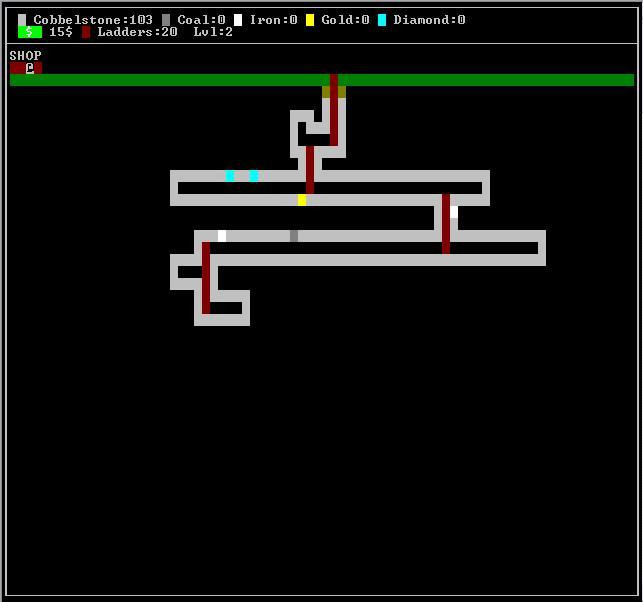 ASCII Gem Miner (itch) - кадр 1