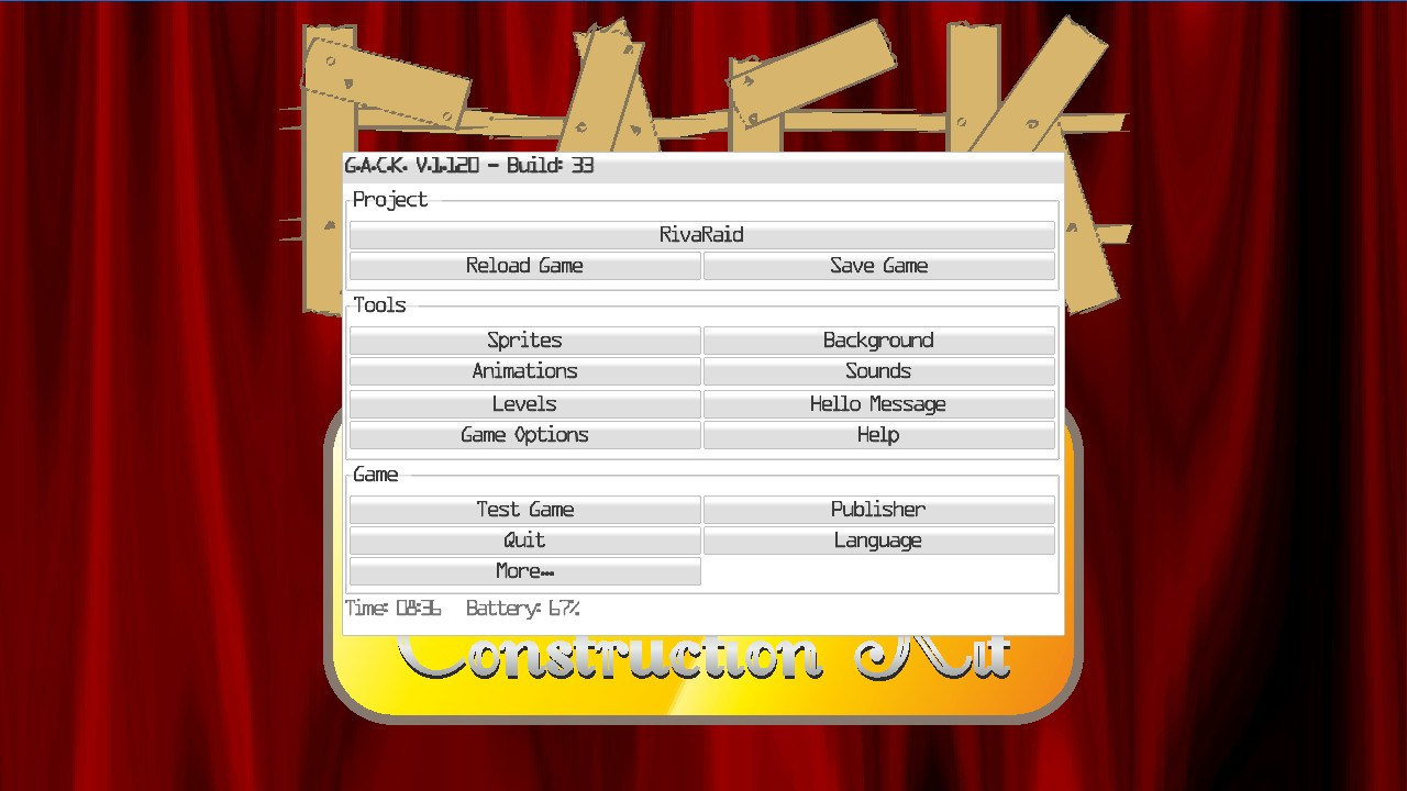 G.A.C.K. - Gaming App Construction Kit - кадр 3