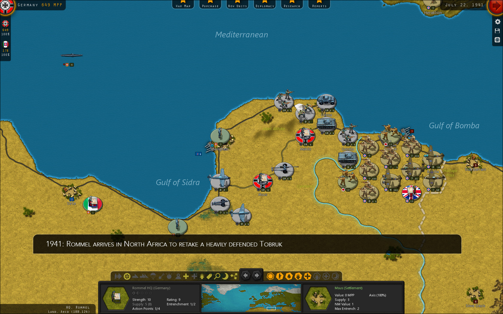 Strategic Command WWII: War in Europe - кадр 12