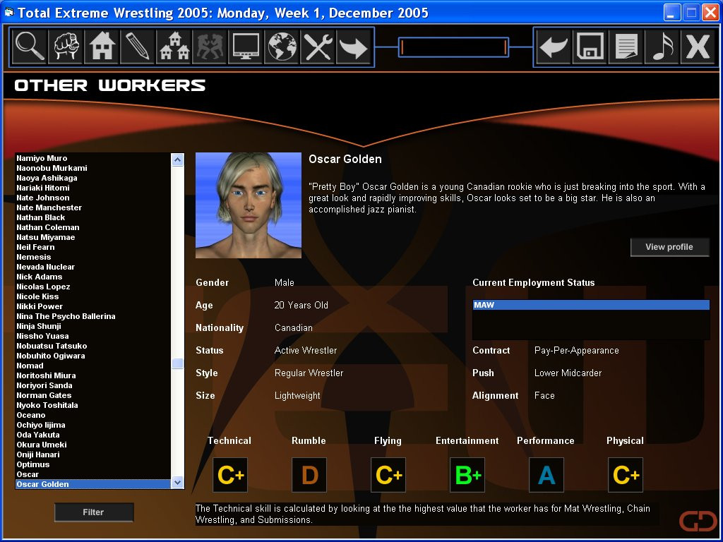 Total Extreme Wrestling 2005 - кадр 2