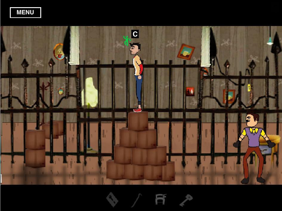 Hello Neighbour 2D pre-alpha v0.03 (itch) - кадр 2