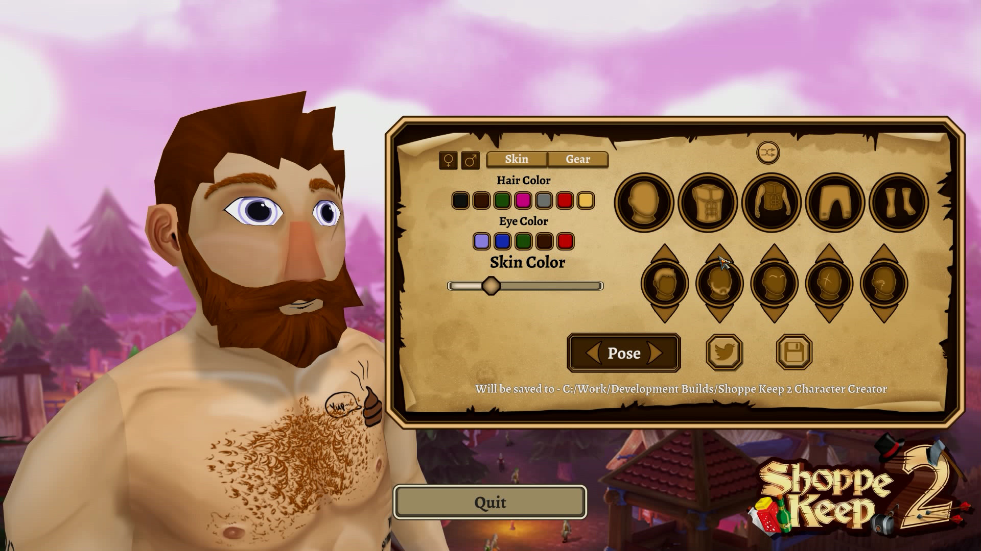 Shoppe Keep 2 Character Creator Preview - кадр 3