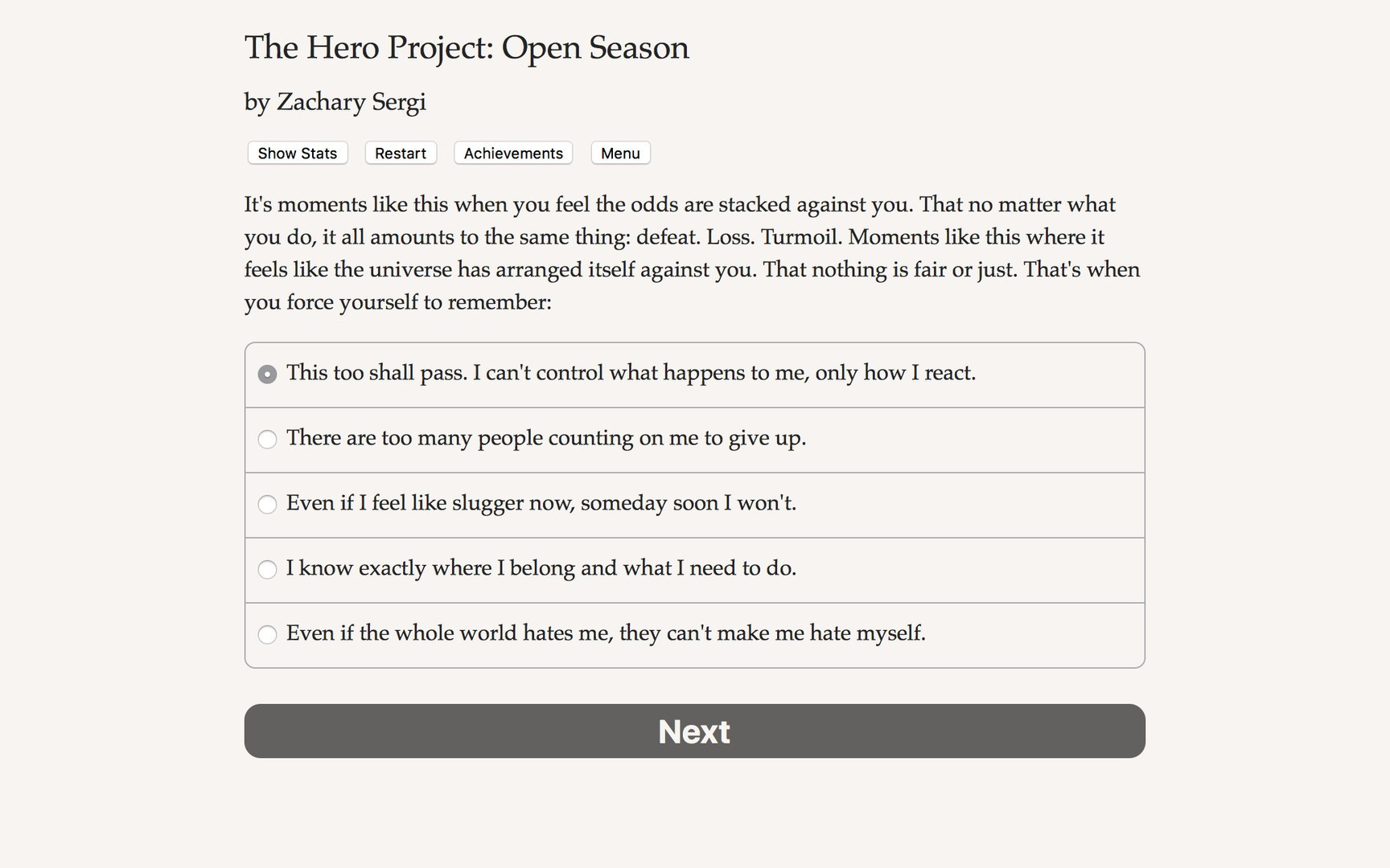 The Hero Project: Open Season - кадр 4