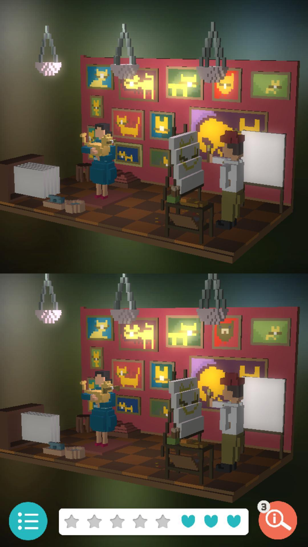 Voxel Art: Spot The Difference (itch) - кадр 1