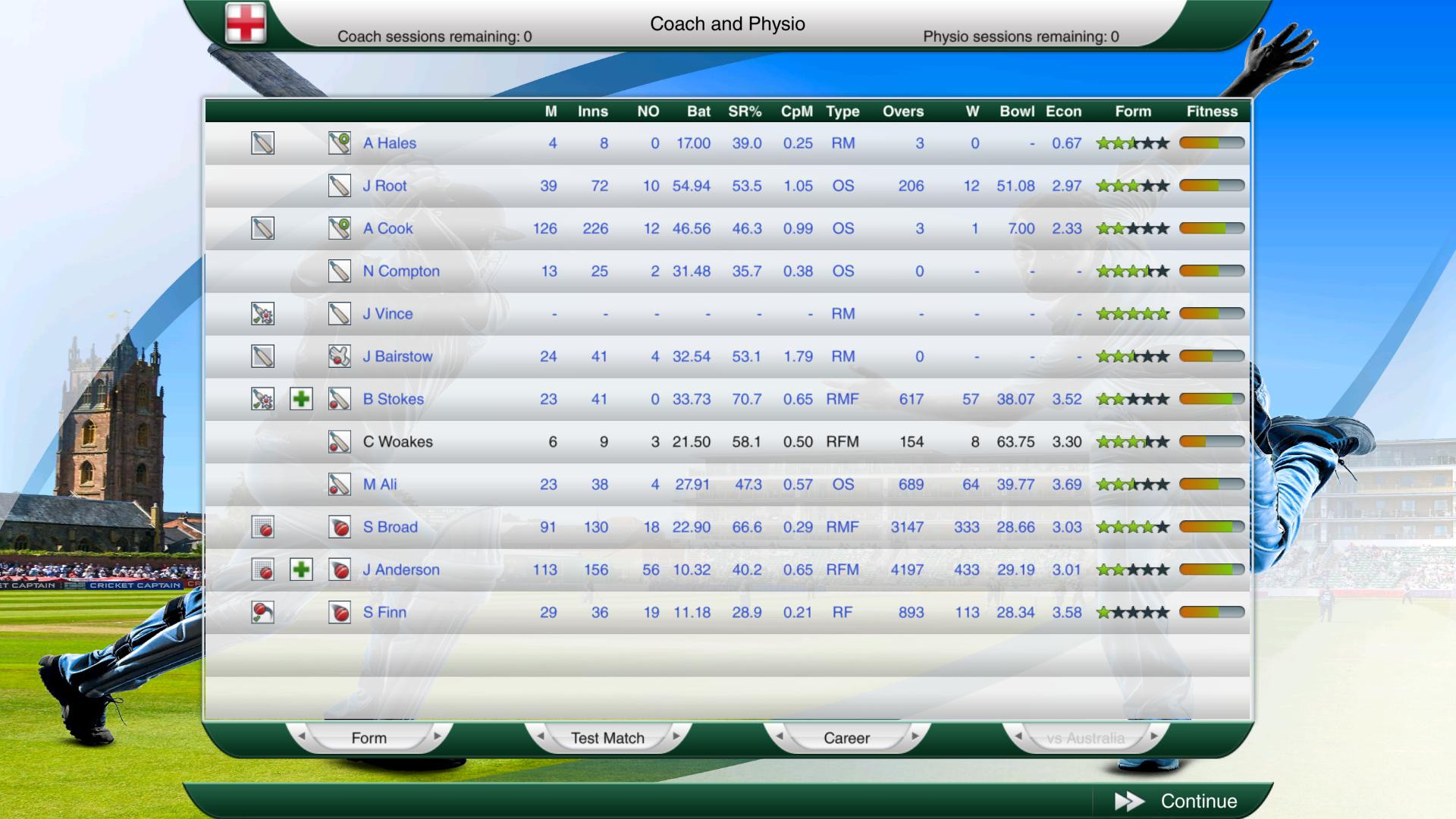Cricket Captain 2016 - кадр 11