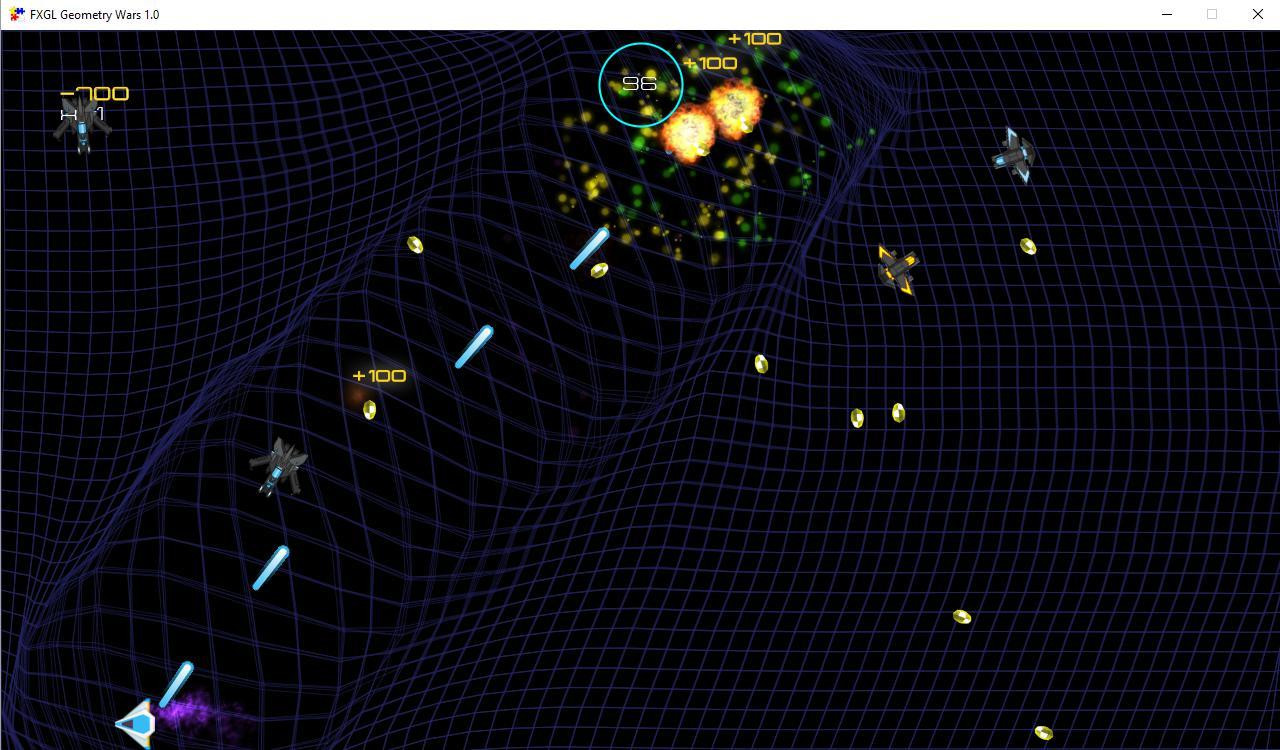 FXGL Geometry Wars (itch) - кадр 1
