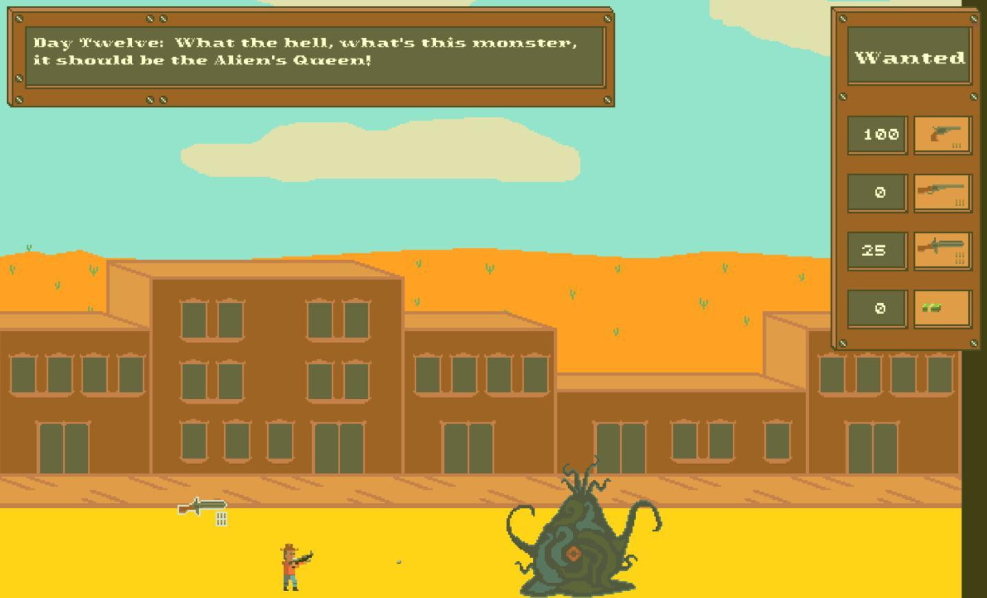 Cowboys vs Aliens (itch) - кадр 2