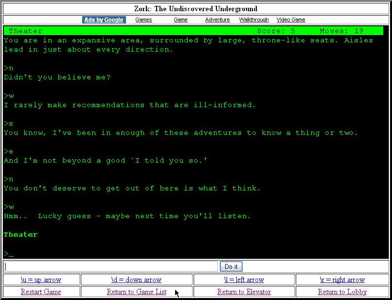 Zork: The Undiscovered Underground - кадр 3