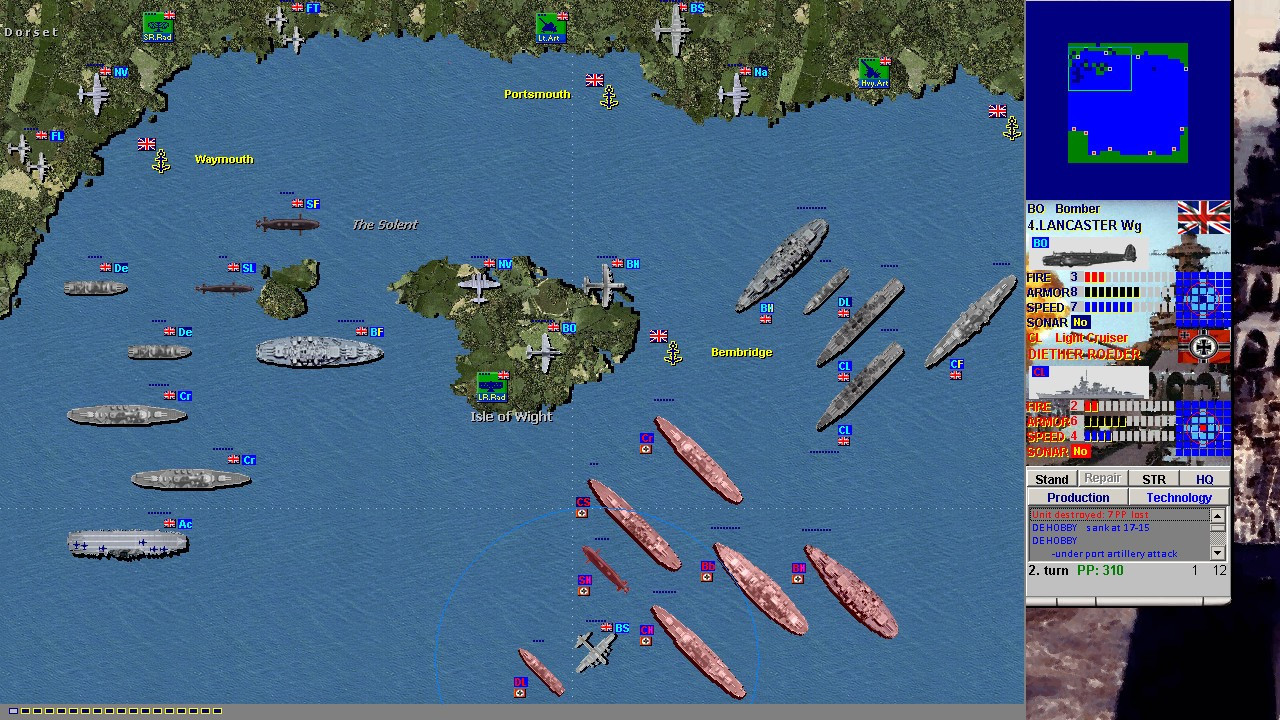Battleships and Carriers - WW2 Battleship Game - кадр 4