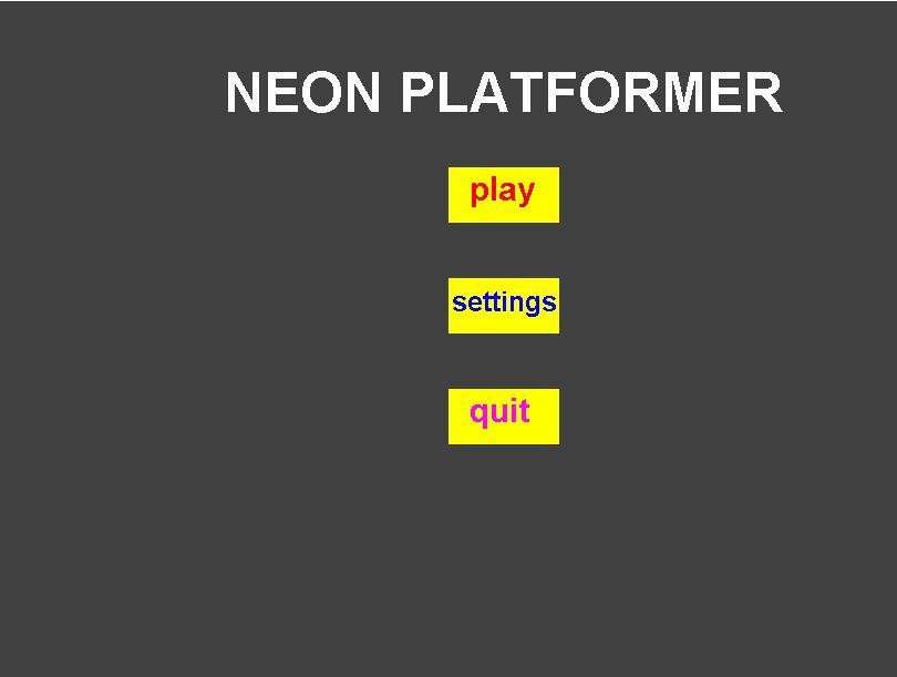 Neon Platformer (itch) - кадр 5