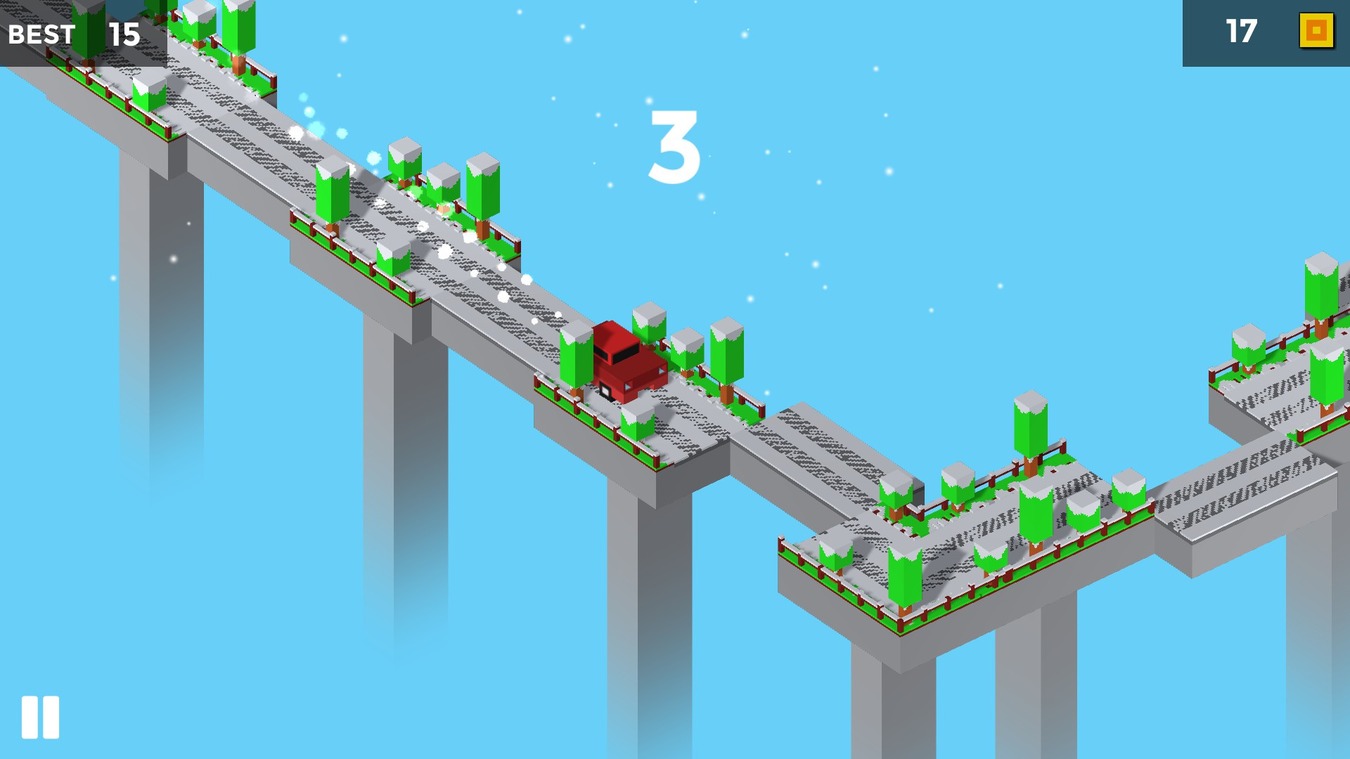 Pixel Traffic: Risky Bridge - кадр 4