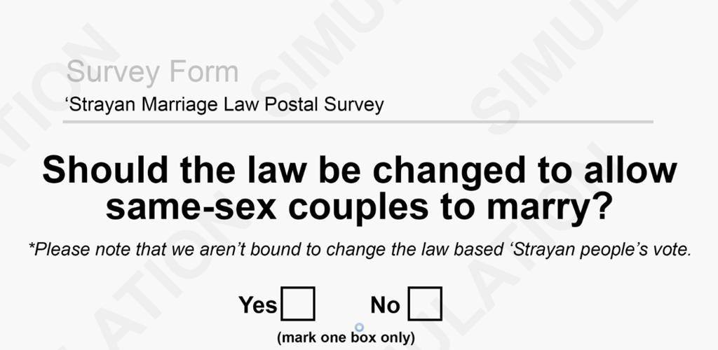 Australian Same Sex Marriage Voting Simulator (itch) - кадр 2
