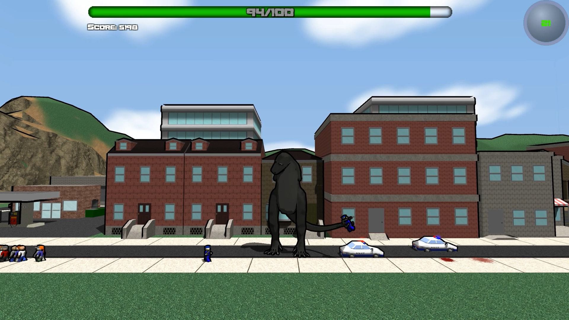 Attack of the Giant Mutant Lizard - кадр 5