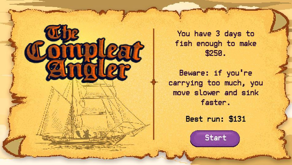 The Compleat Angler (itch) - кадр 1