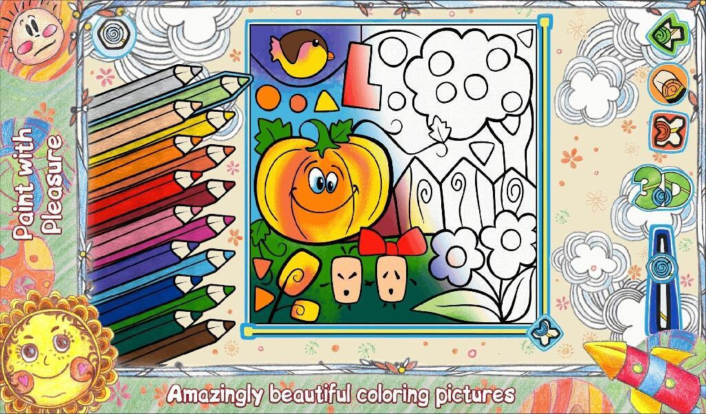 Kids Coloring 3D LiveBook3D (itch) - кадр 3
