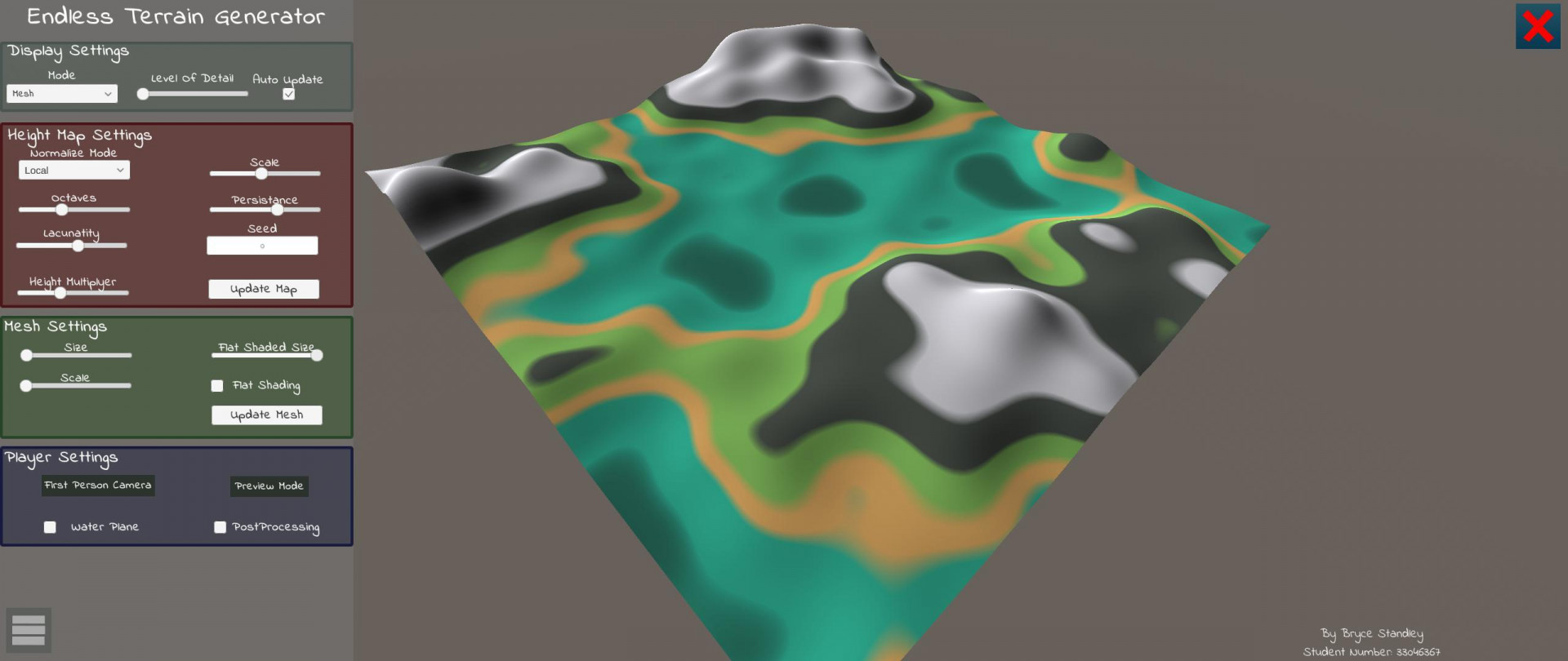 Terrain Generation Tech Art (itch) - кадр 3