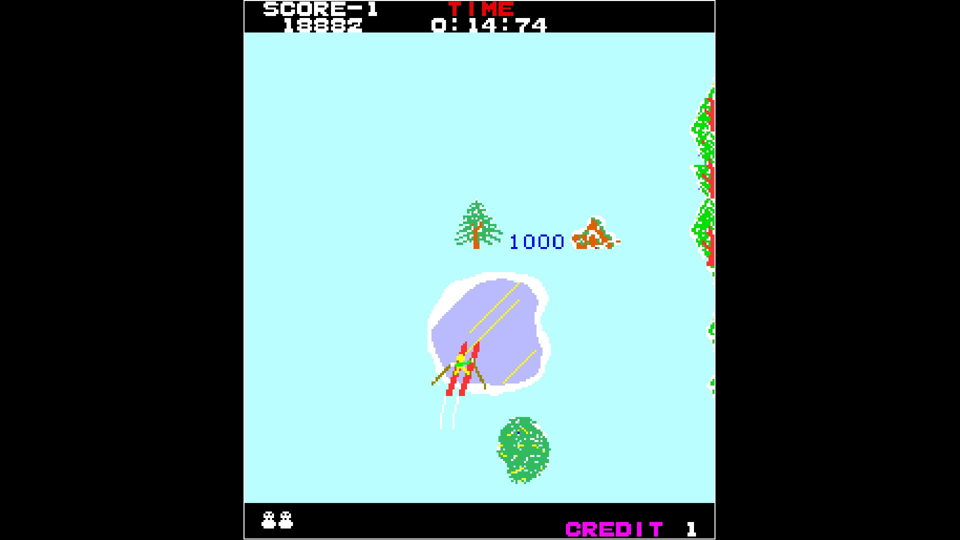 Arcade Archives ALPINE SKI - кадр 8