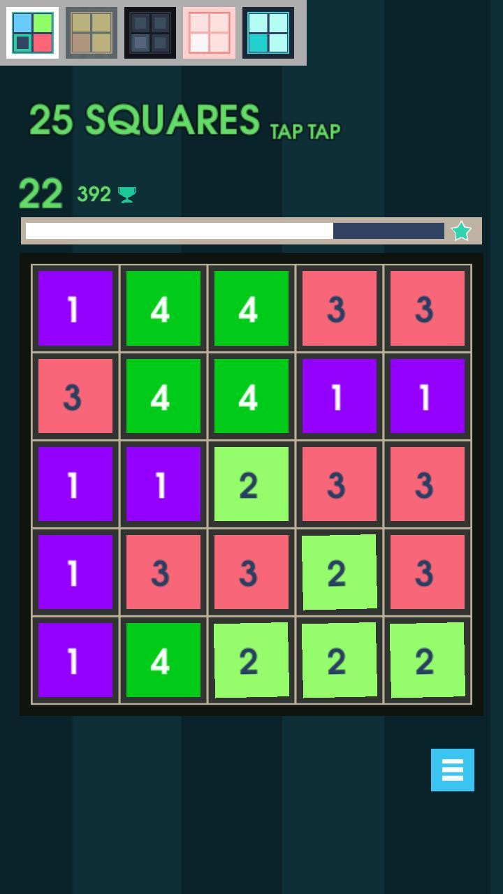 25 Squares - Tap Tap (itch) - кадр 4