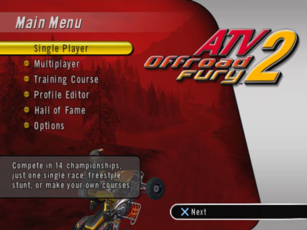 Atv offroad fury 2 top