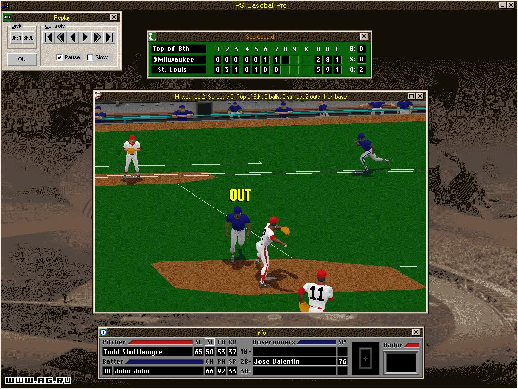 Front Page Sports: Baseball Pro '98 - кадр 12