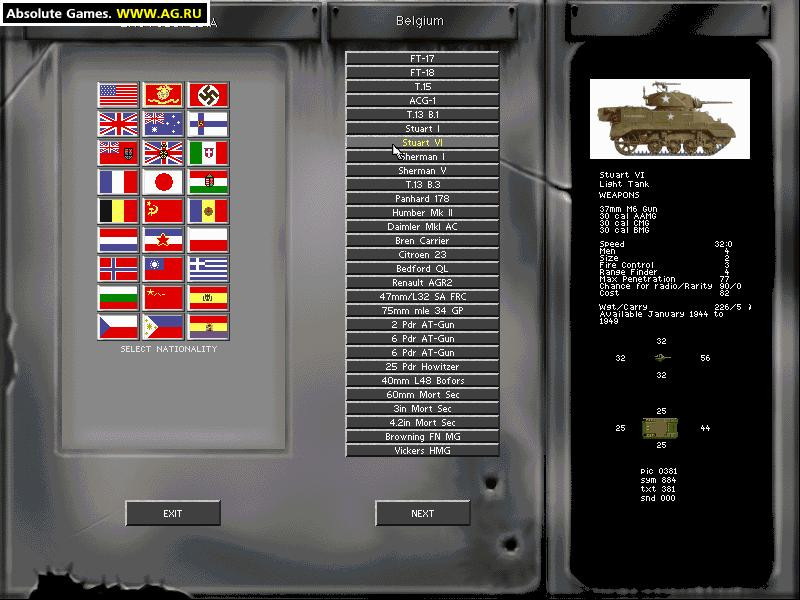 Steel Panthers: World at War - The Desert Fox 1941 - кадр 10