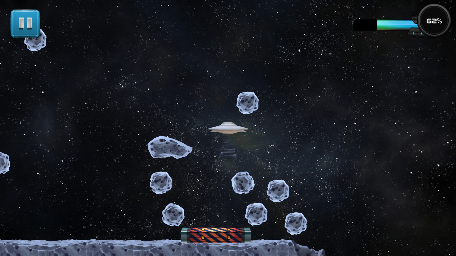 UFO Lander - lunar lander mission - explore cosmos (itch) - кадр 12