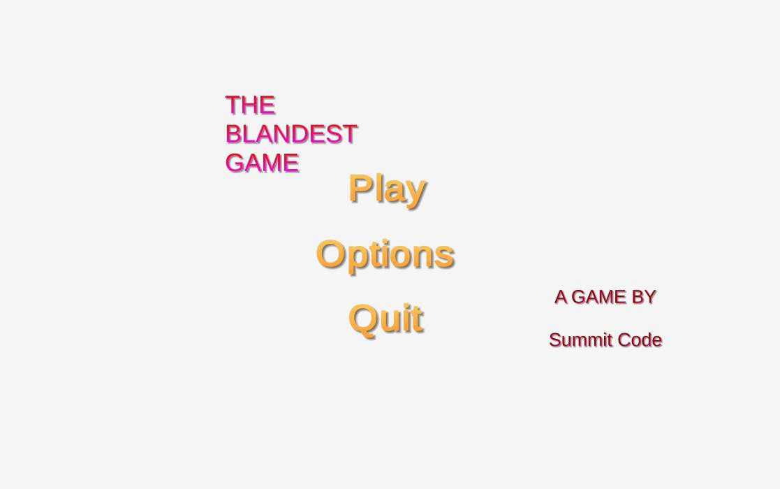 The Blandest Game (Finished Development) (itch) - кадр 3