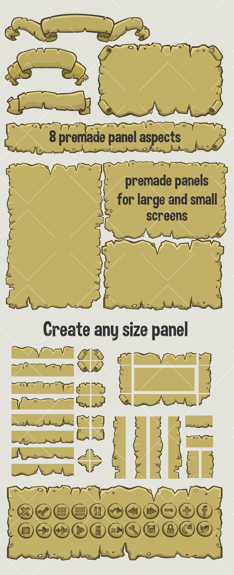 Parchment UI (itch) - кадр 1