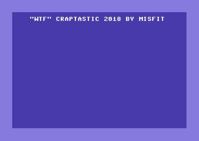 WTF (Reset64 4KB Craptastic game competition entry) (itch) - кадр 1