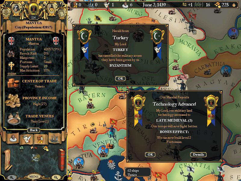 Europa Universalis 2 - кадр 14