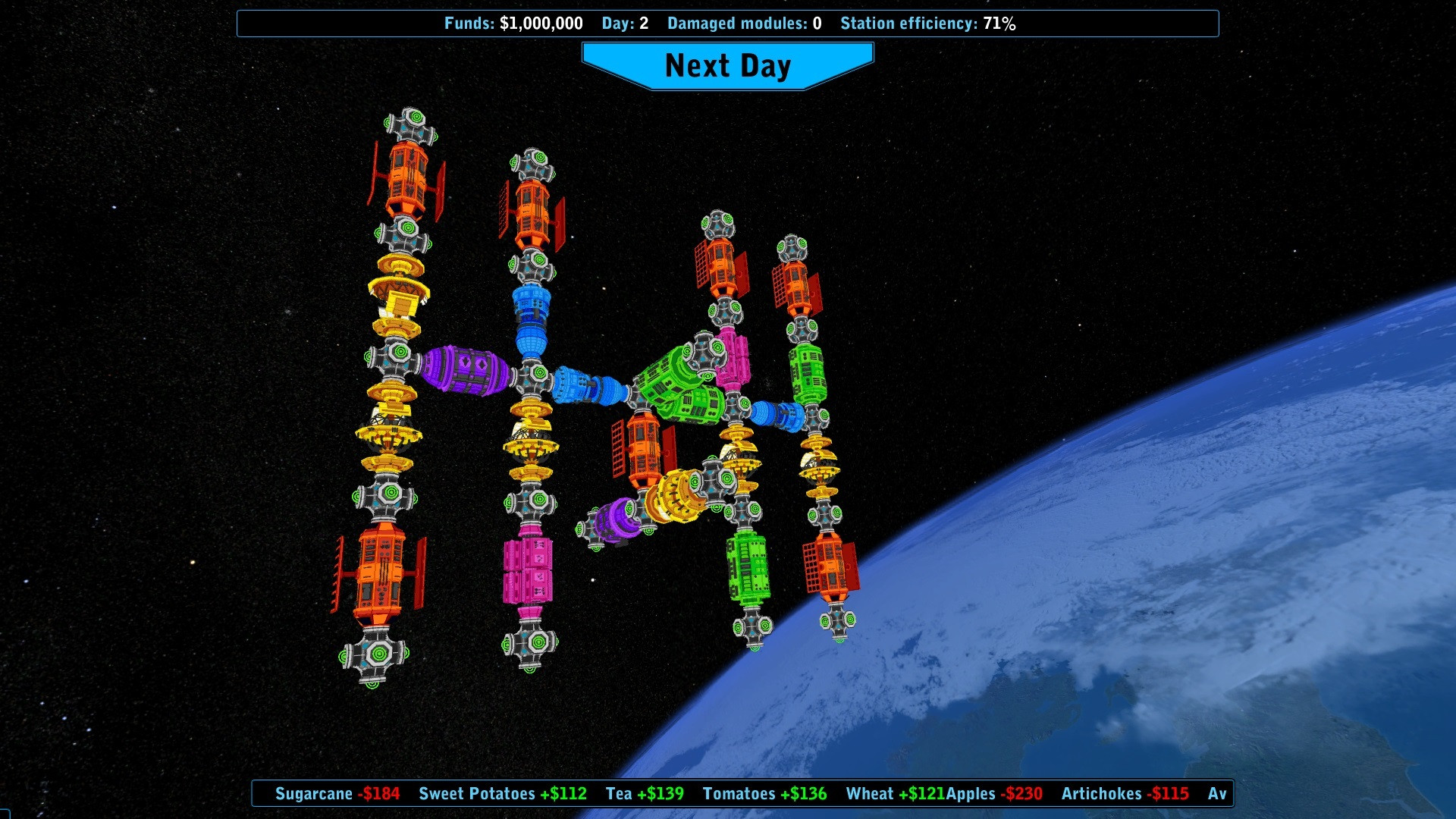 Universal Space Station Inc. - Sci Fi Economy Management Resource Simulator - кадр 5