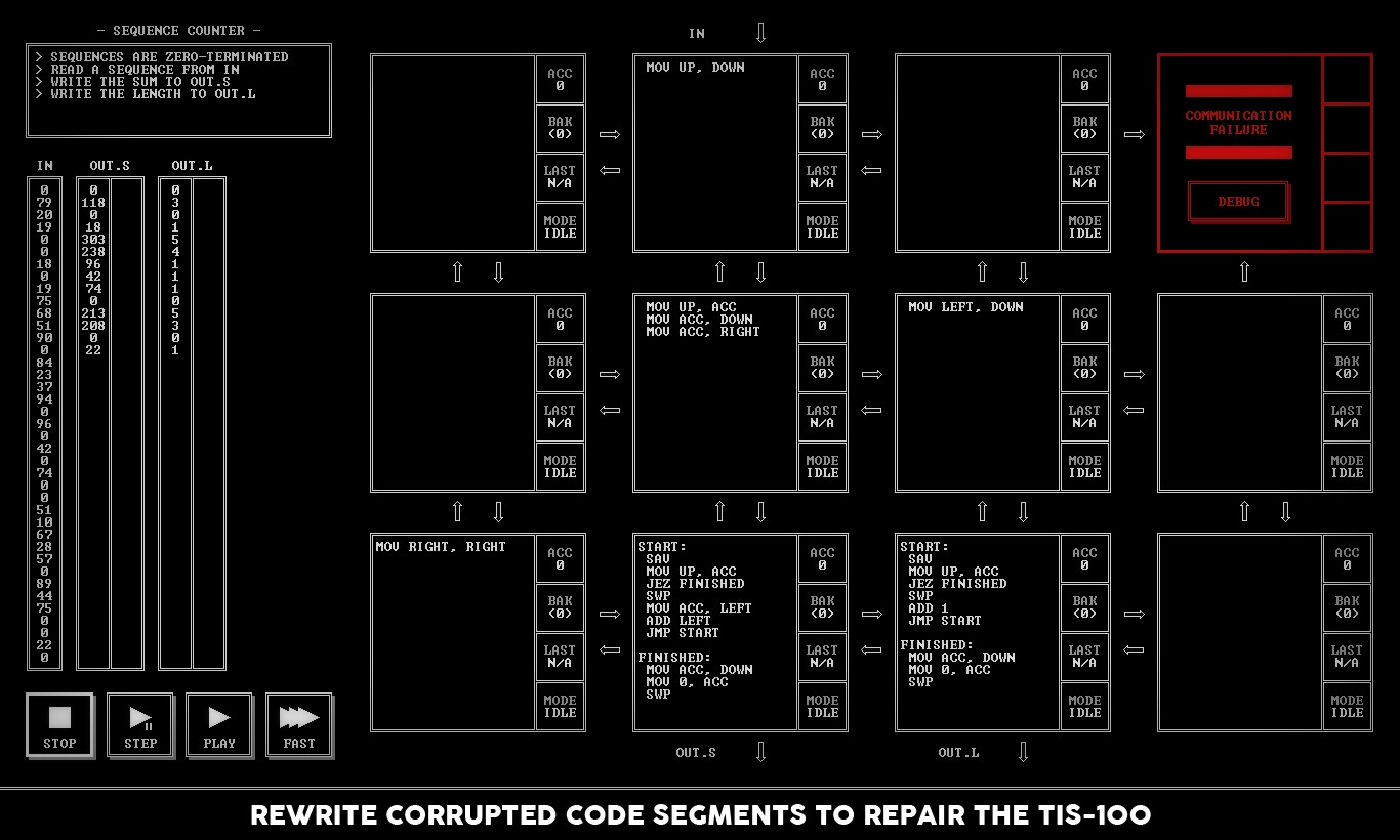 TIS-100 (itch) - кадр 3