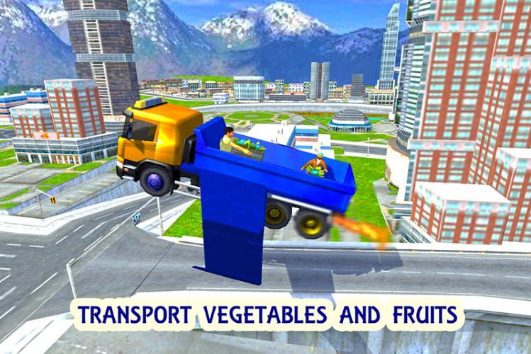 Flying Truck Flight Driving (itch) - кадр 3